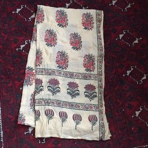 Indian woodblock print scarf from Jaipur museum